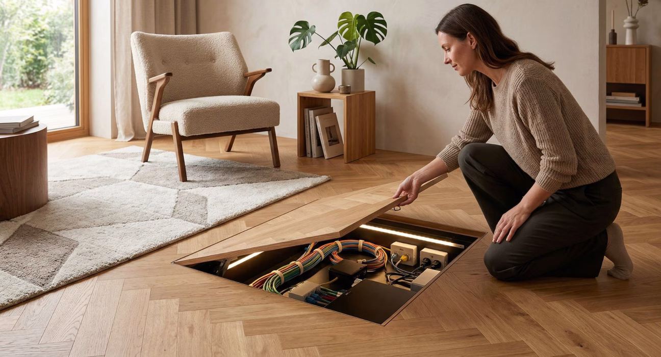 Як приховати доступ до технічних зон у підлозі без шкоди для інтер’єру