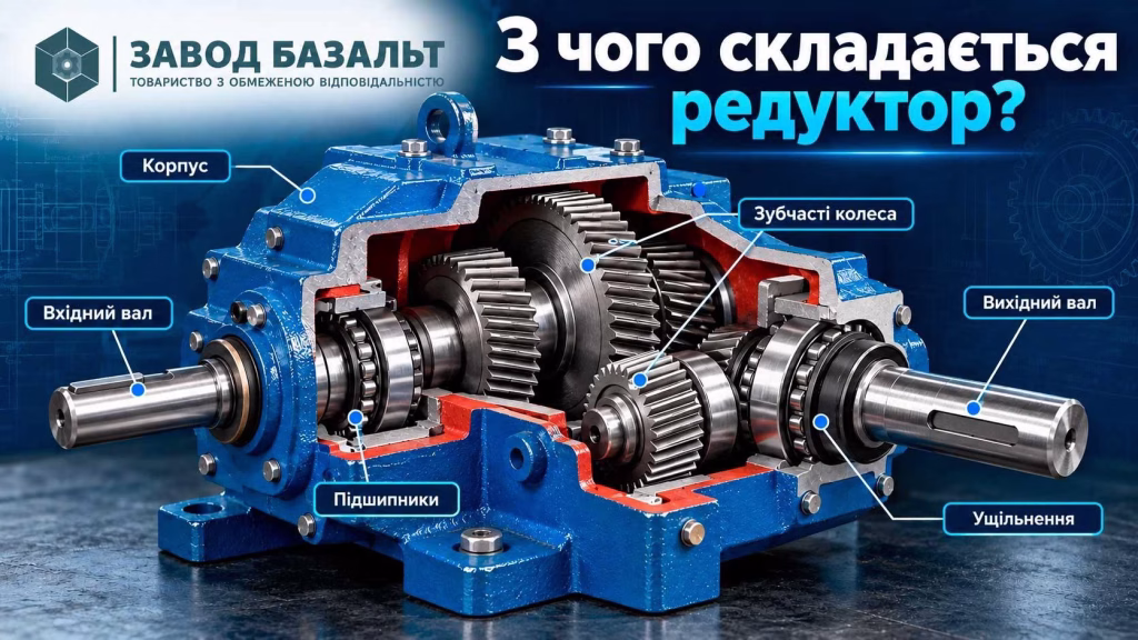 из чего состоит редуктор