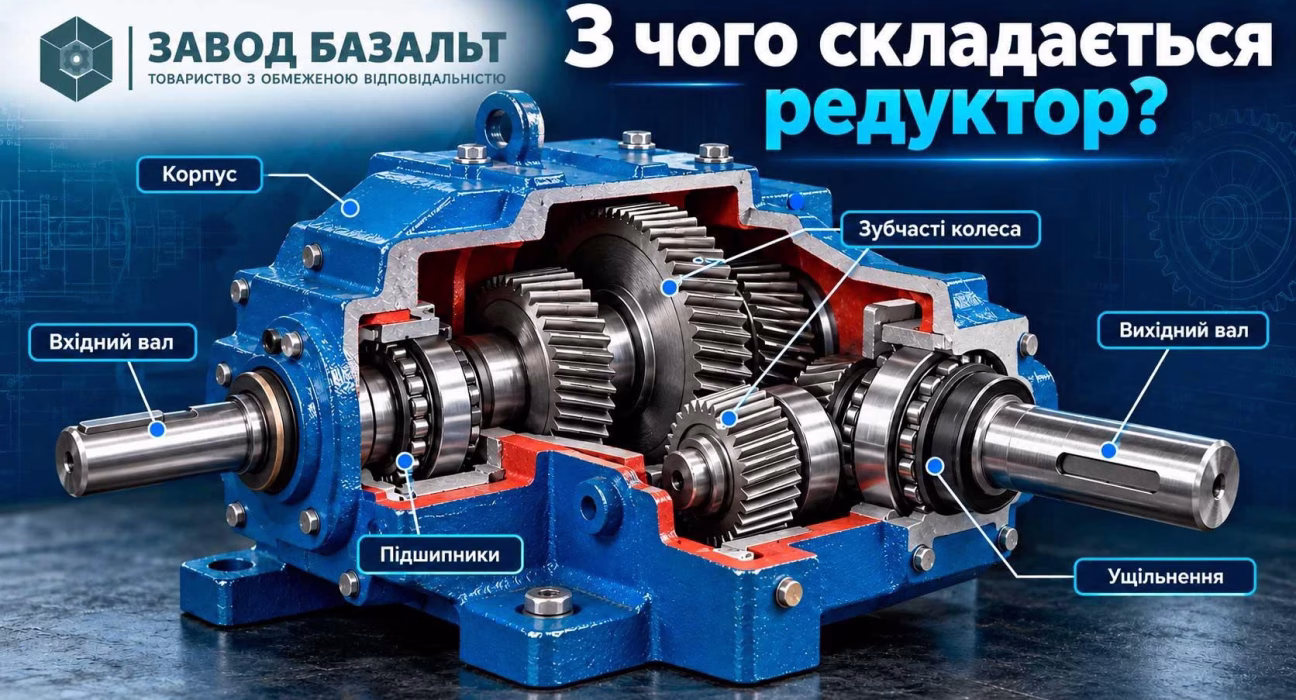 из чего состоит редуктор